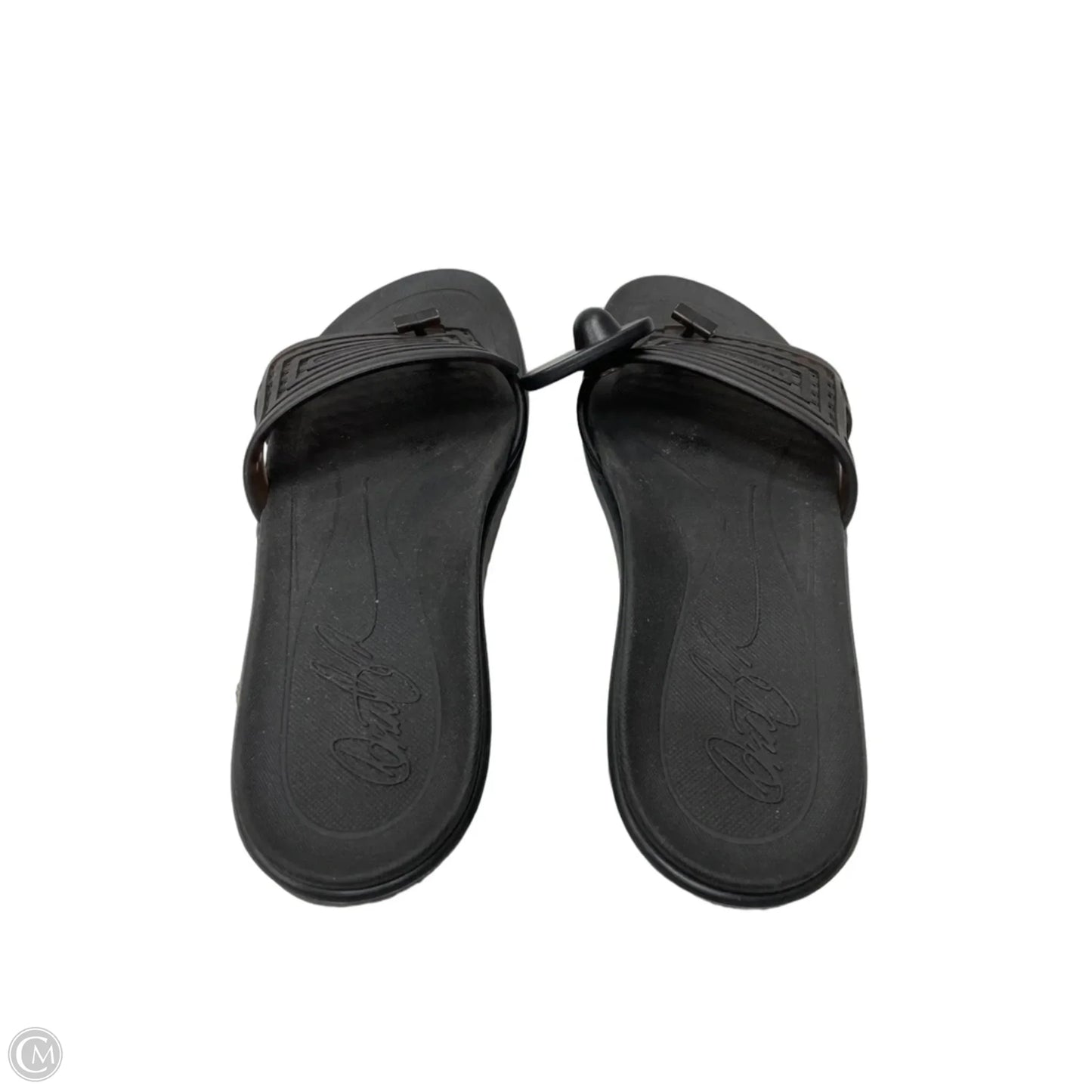 Sandals Heels Wedge By Donald Pliner In Black, Size: 9