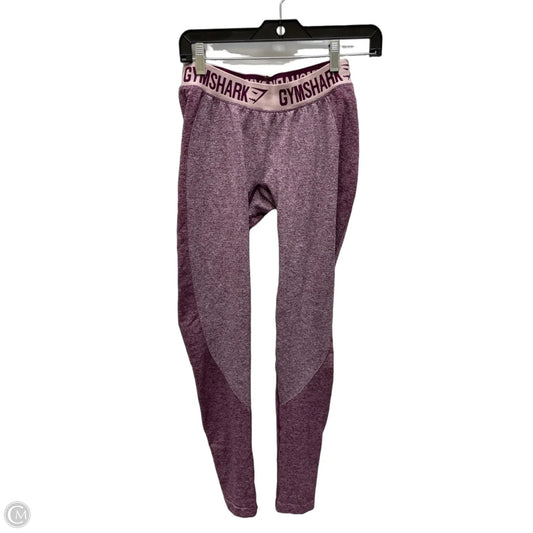 Athletic Leggings By Gym Shark In Purple, Size: M