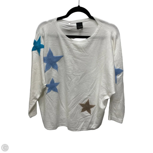 Sweater By Aaeda In White, Size: L
