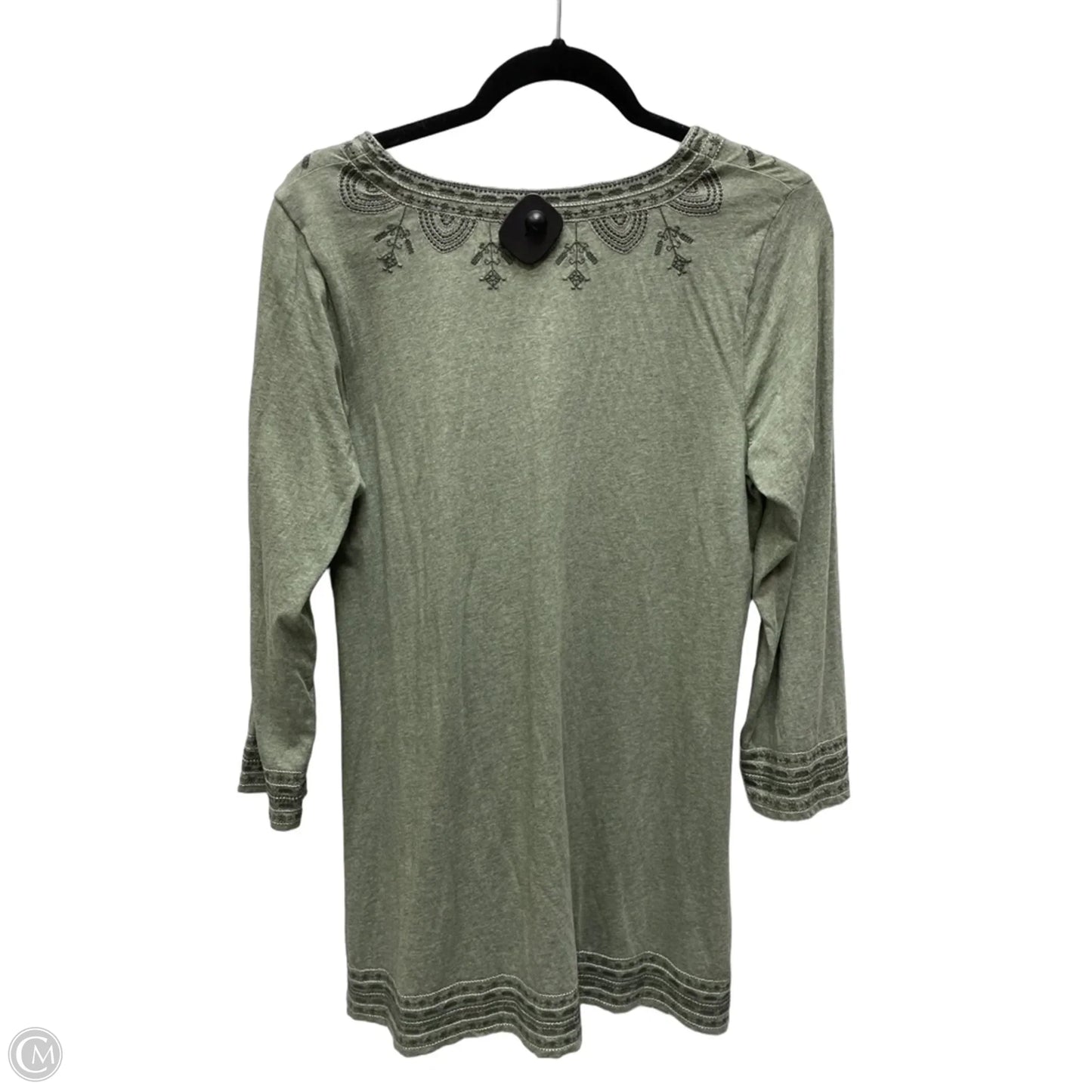 Top Long Sleeve By Pure Jill In Green, Size: S