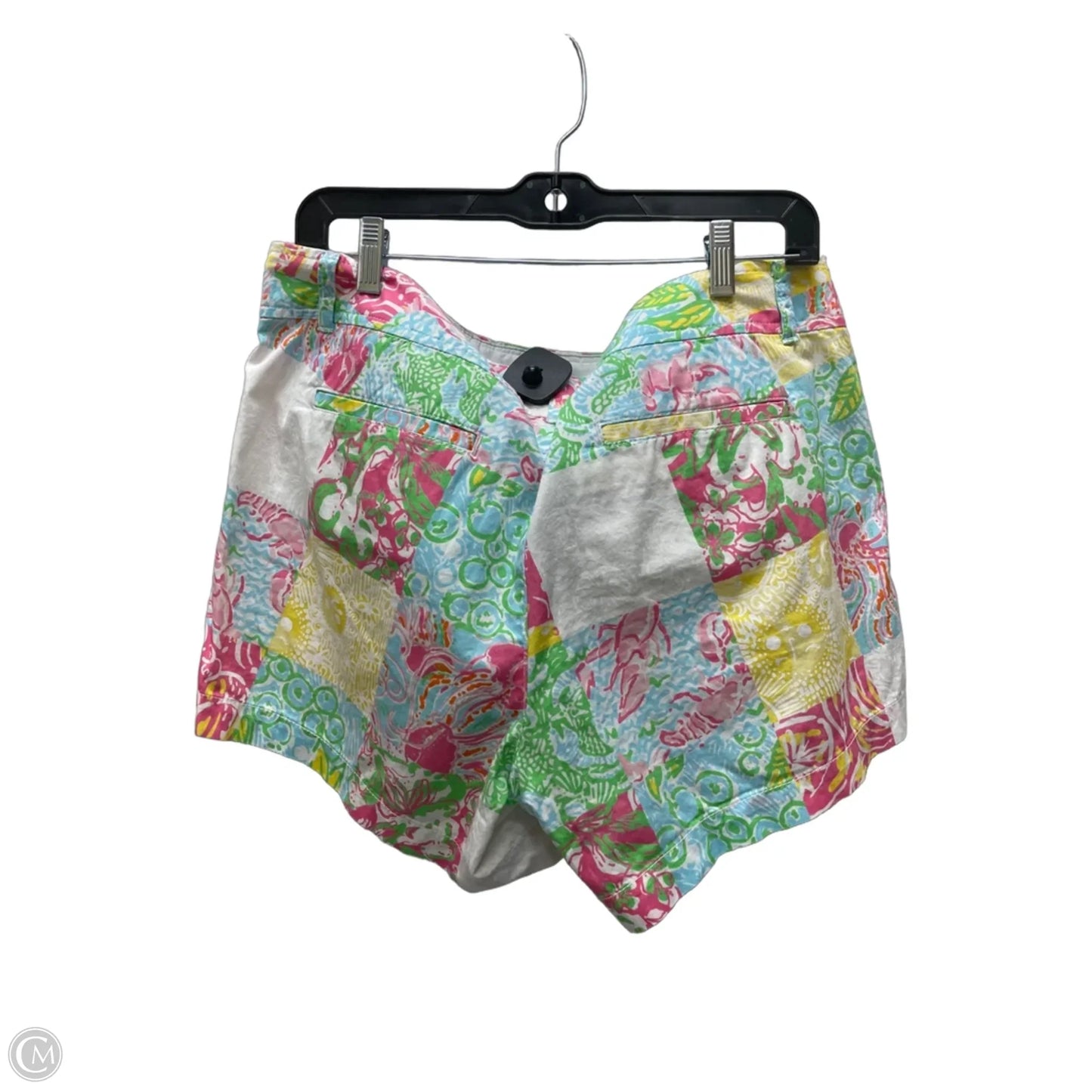 Shorts Designer By Lilly Pulitzer In Green & Pink, Size: 14