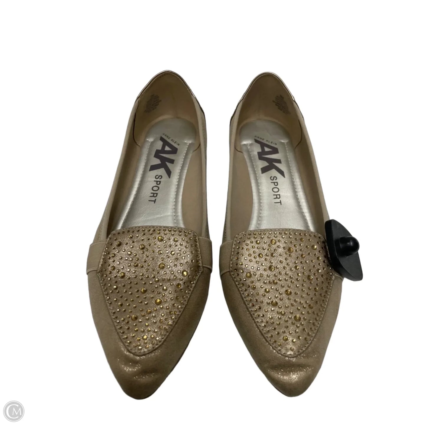 Shoes Flats By Anne Klein In Gold, Size: 8