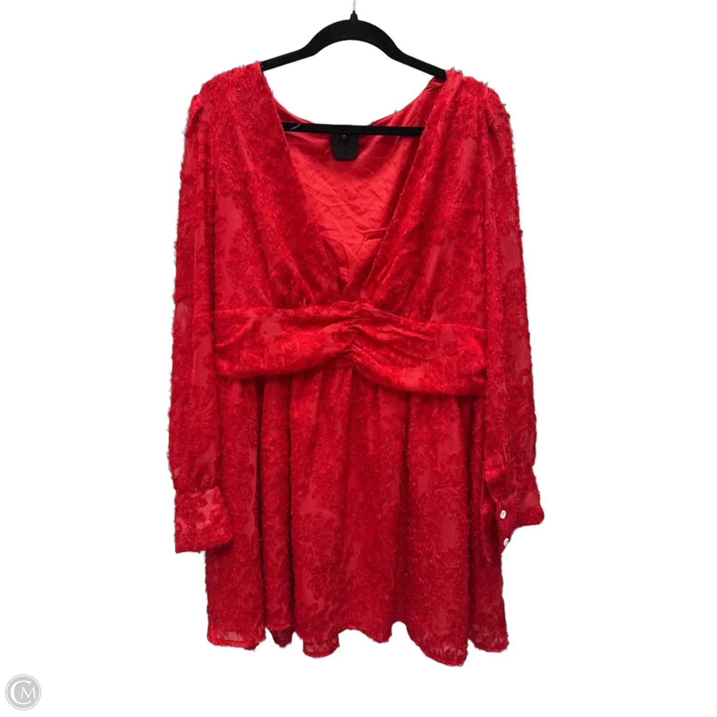 Dress Casual Short By Shein In Red, Size: 3x