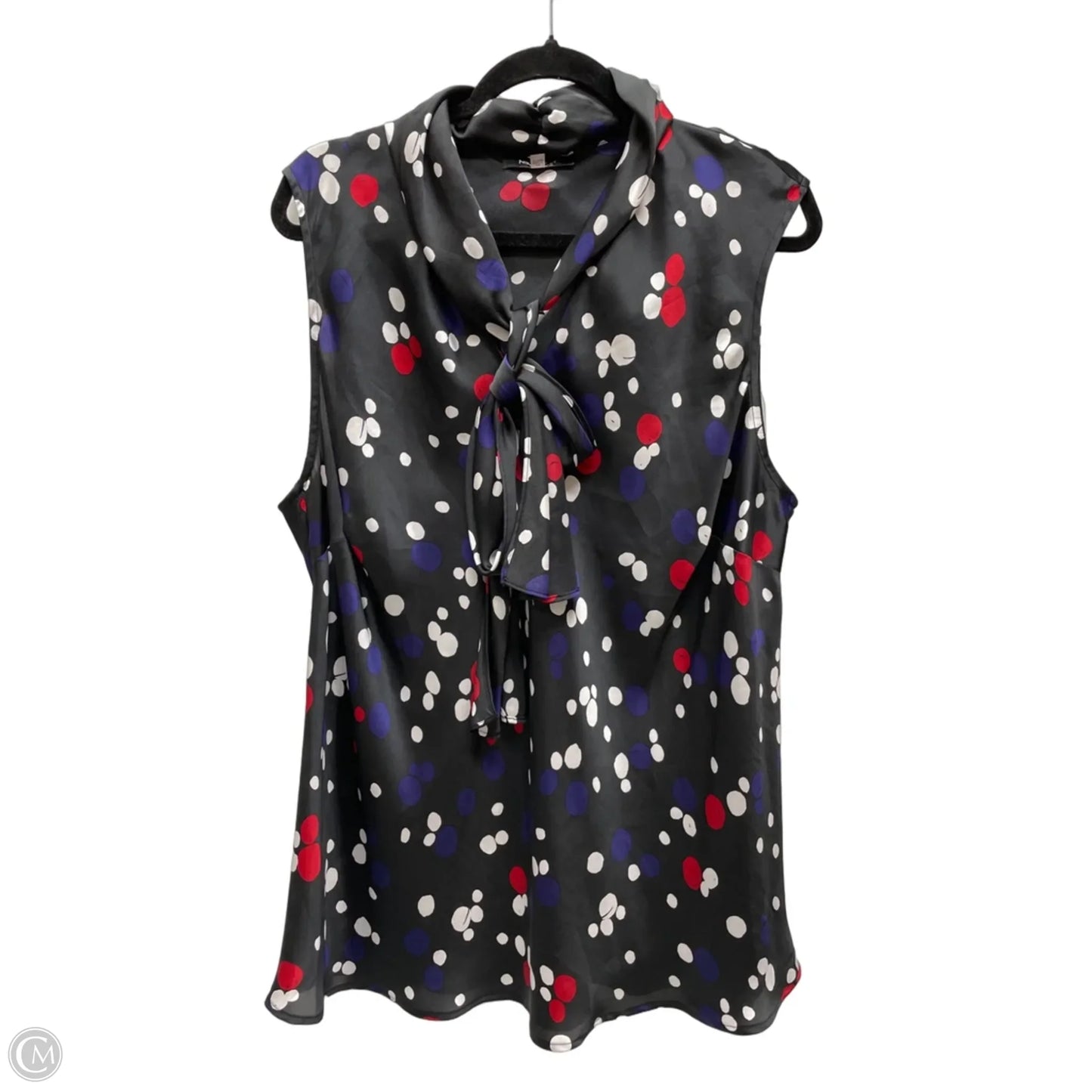 Top Sleeveless By Nine West Apparel In Black, Size: 3x