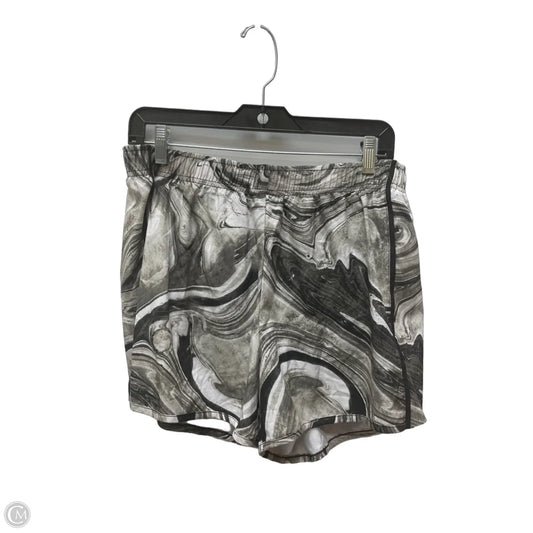 Athletic Shorts By Xersion In Black & Grey, Size: L