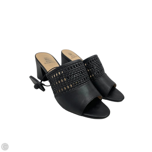 Sandals Heels Block By White Mountain In Black, Size: 8