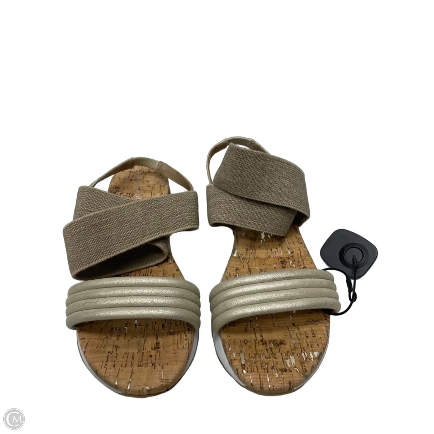 Sandals Heels Platform By Donald Pliner In Tan, Size: 9