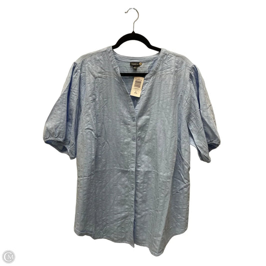 Top Short Sleeve By Torrid In Blue, Size: 2x