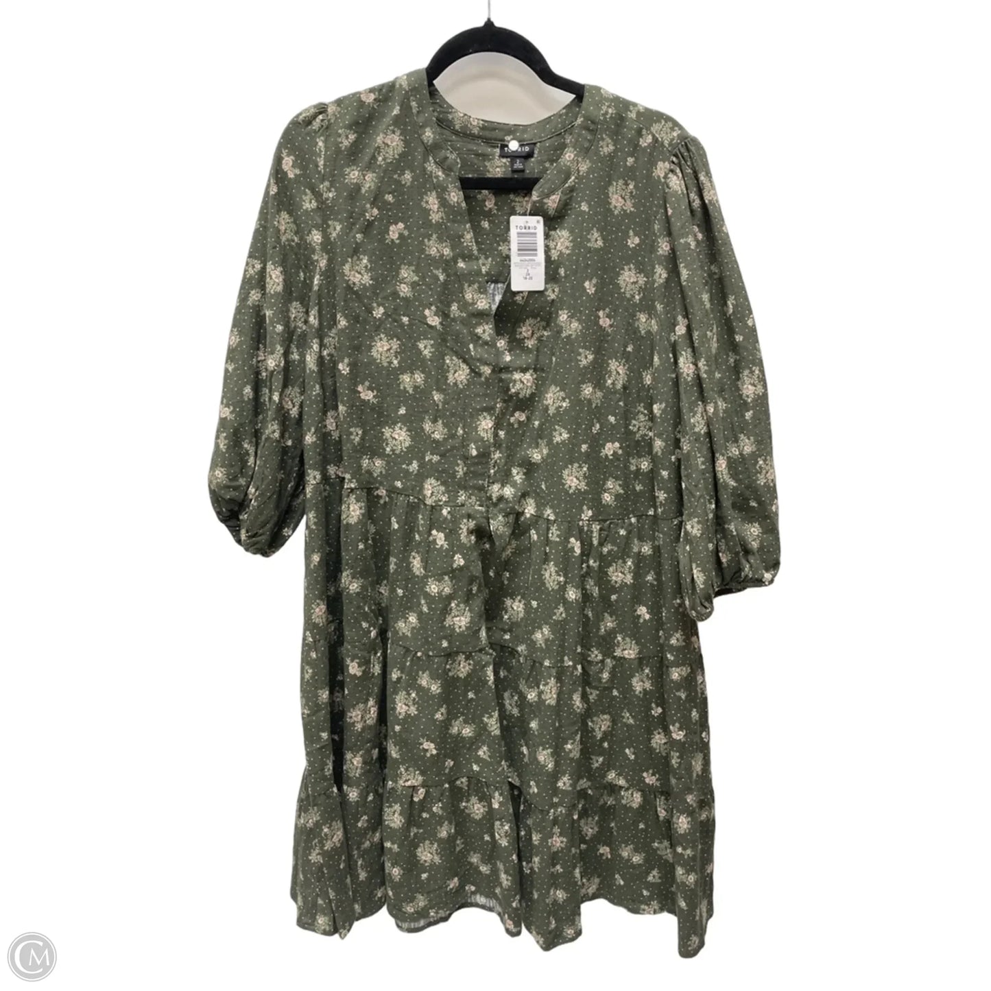 Dress Casual Short By Torrid In Floral Print, Size: 2x
