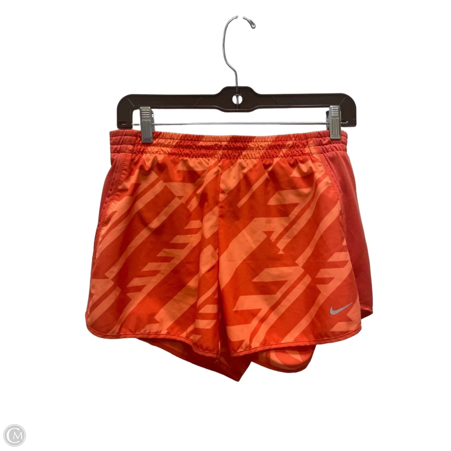 Athletic Shorts By Nike Apparel In Orange, Size: M
