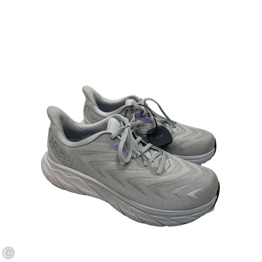 Shoes Athletic By Hoka In Grey & Purple, Size: 9.5