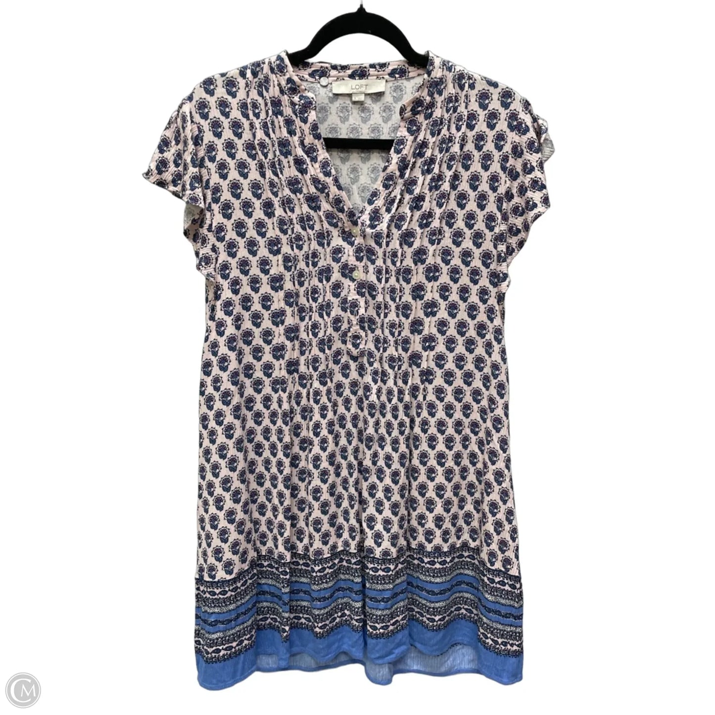 Dress Casual Short By Loft In Floral Print, Size: S