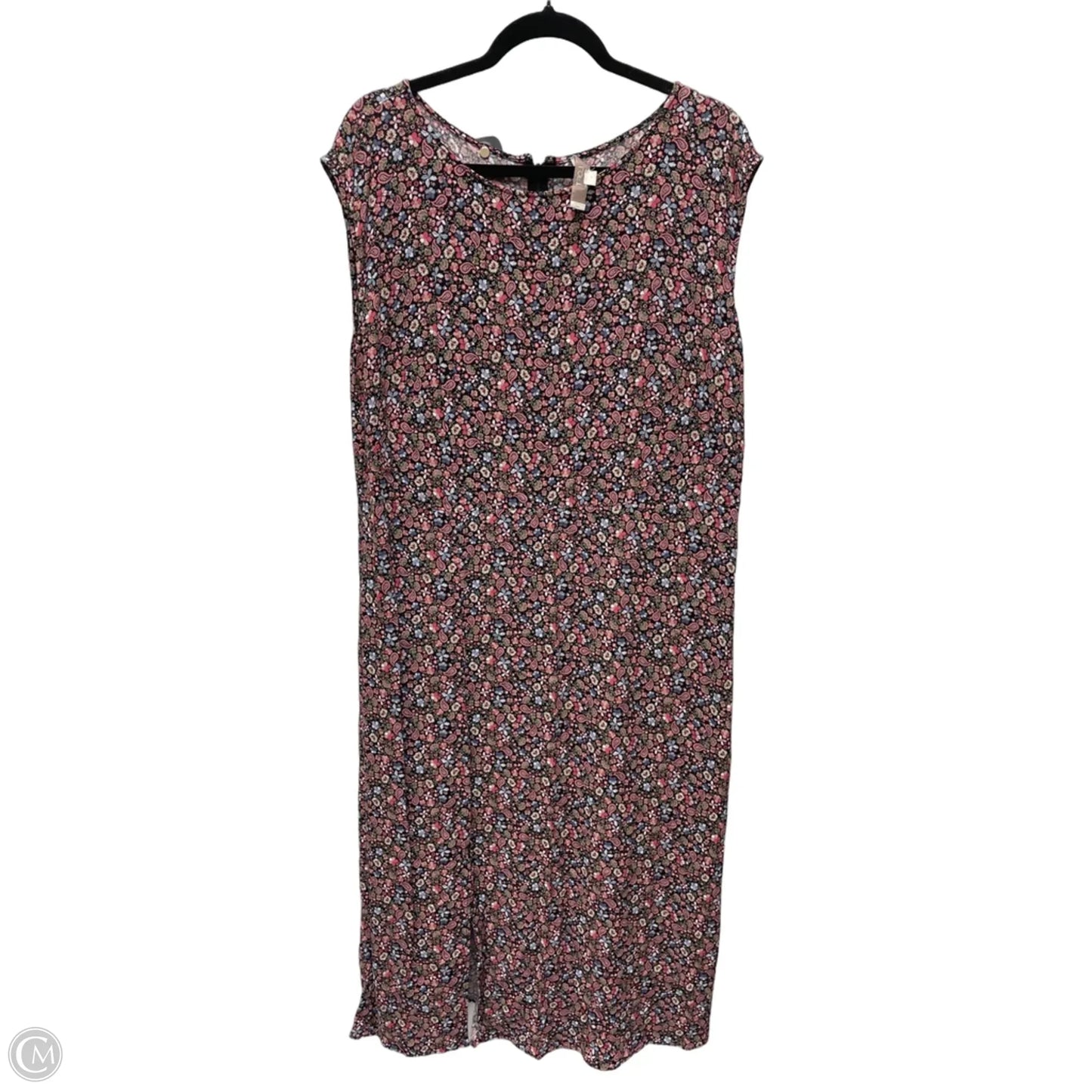 Dress Casual Maxi By Loft In Floral Print, Size: Xl