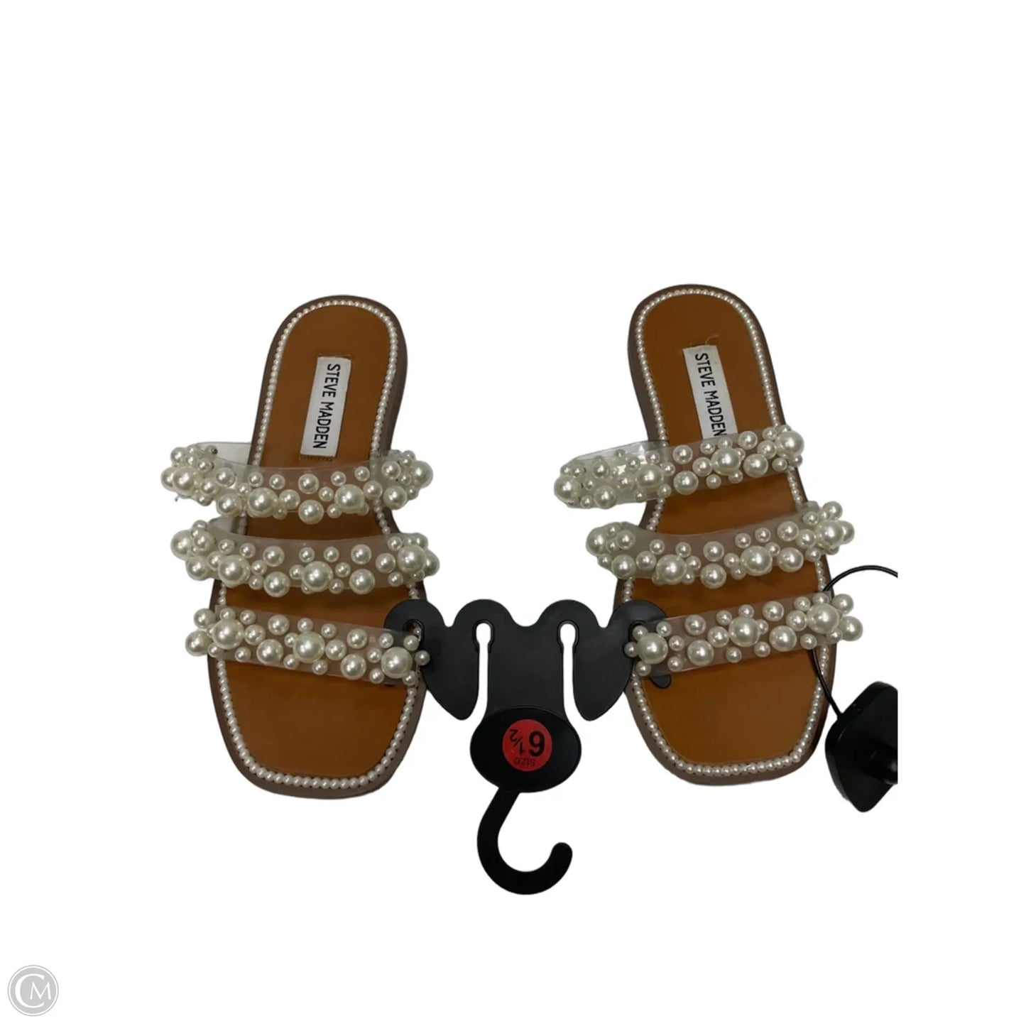 Sandals Flats By Steve Madden In Clear, Size: 6.5