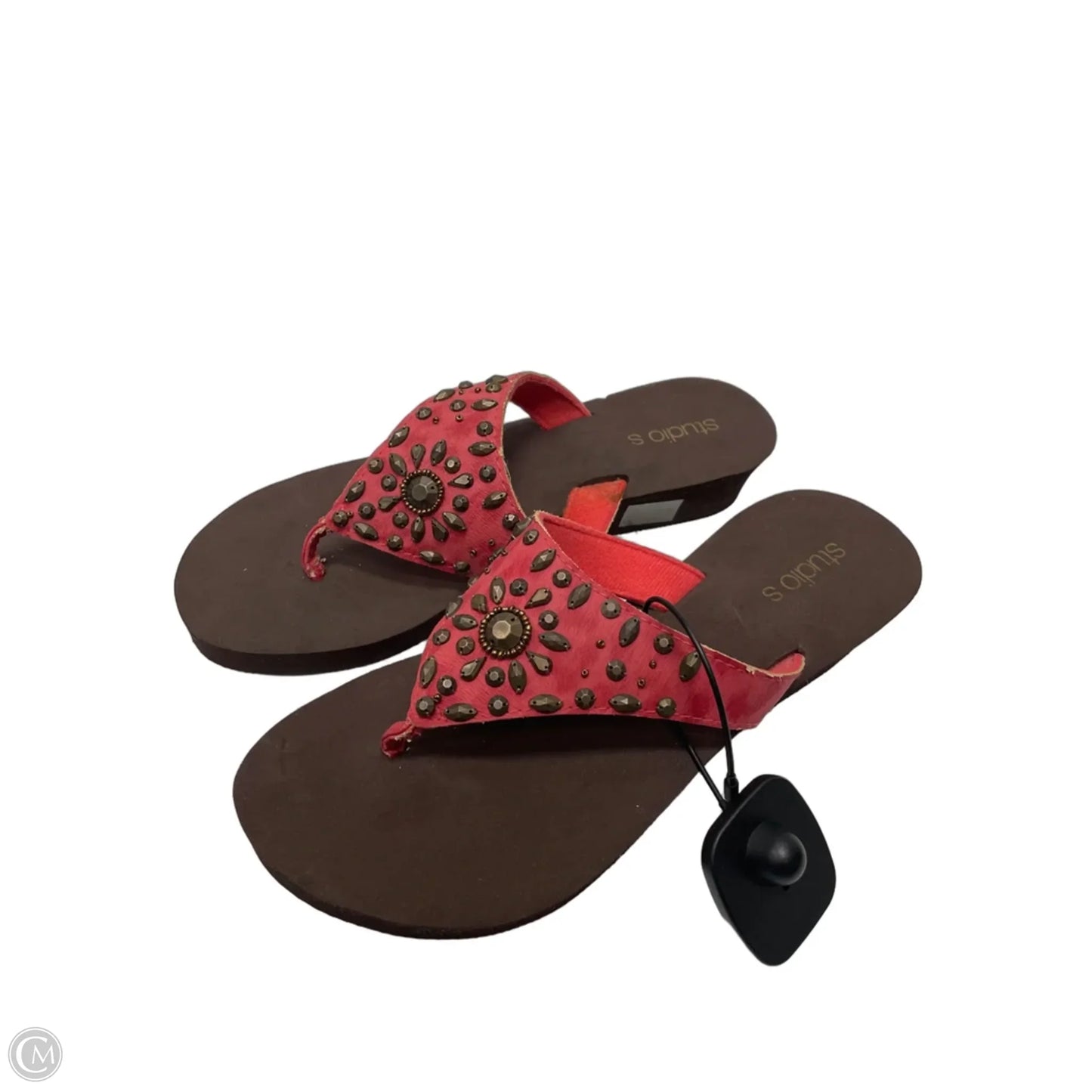 Sandals Flip Flops By Studio S  In Red, Size: 7