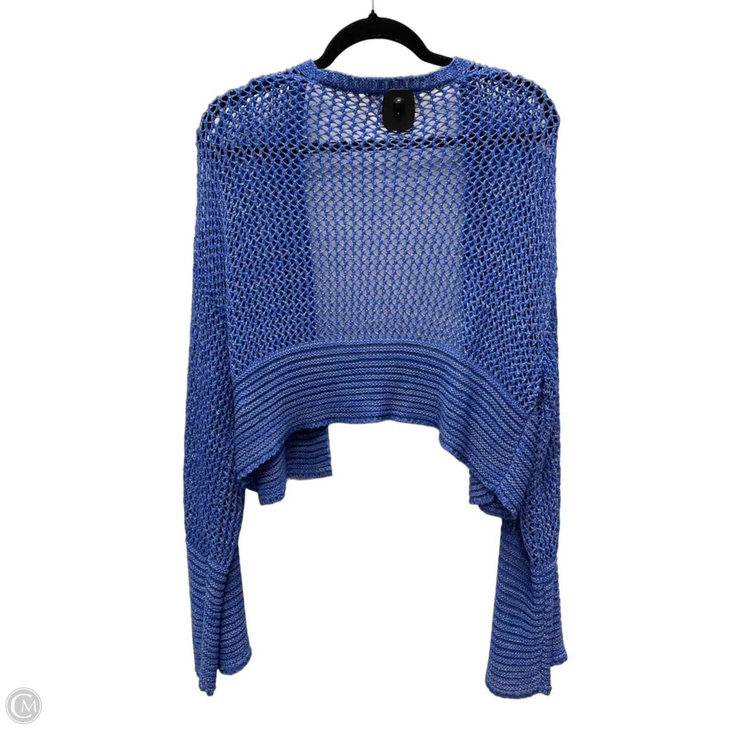 Sweater Cardigan By Anthropologie In Blue, Size: Osfm