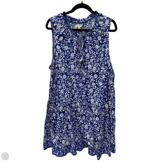 Dress Casual Short By Max Studio In Floral Print, Size: 3x