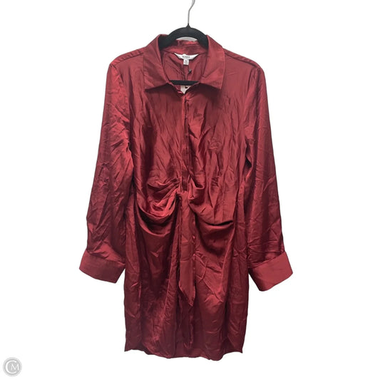 Dress Casual Short By Bb Dakota In Maroon, Size: Xl