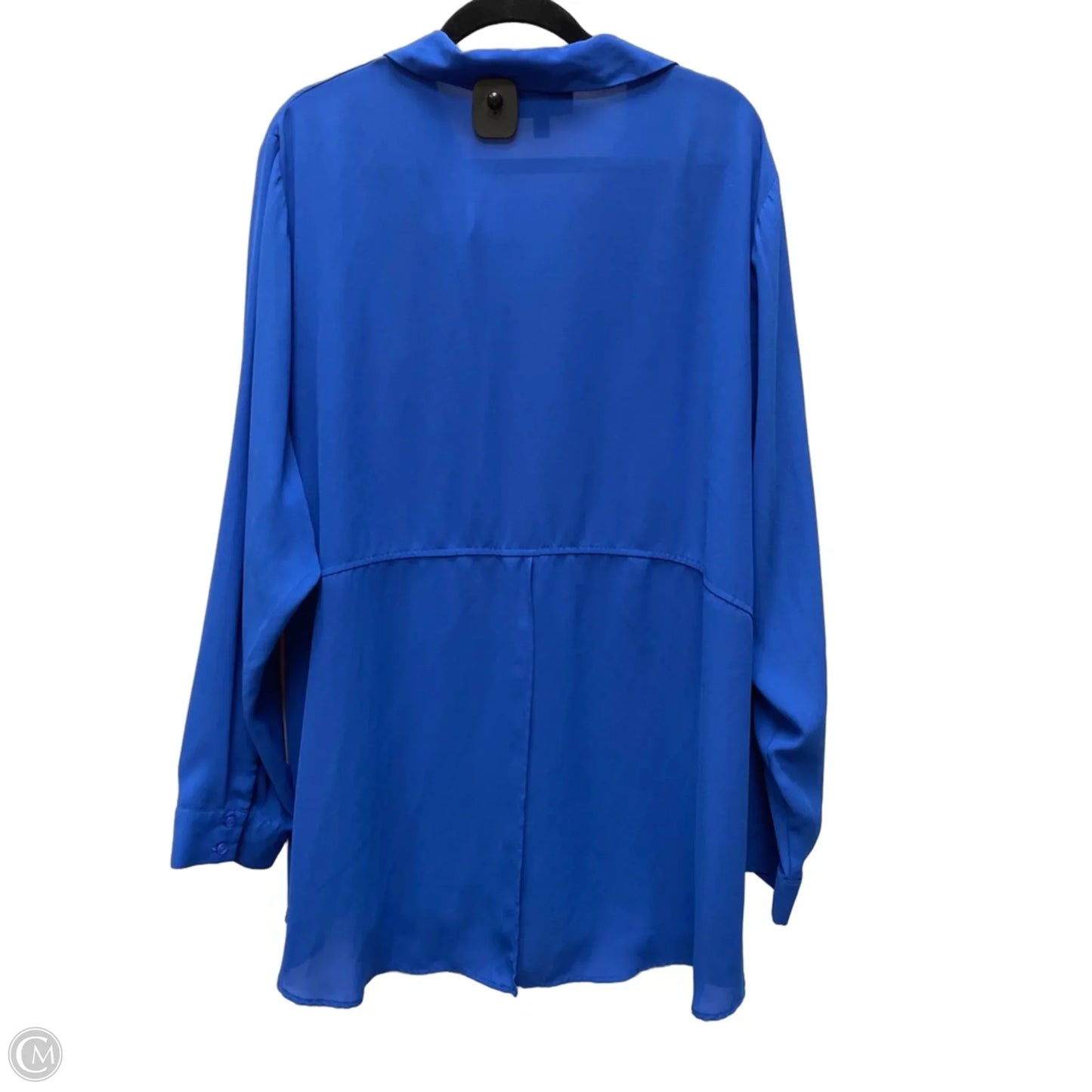 Tunic Long Sleeve By Lane Bryant In Blue, Size: 3x