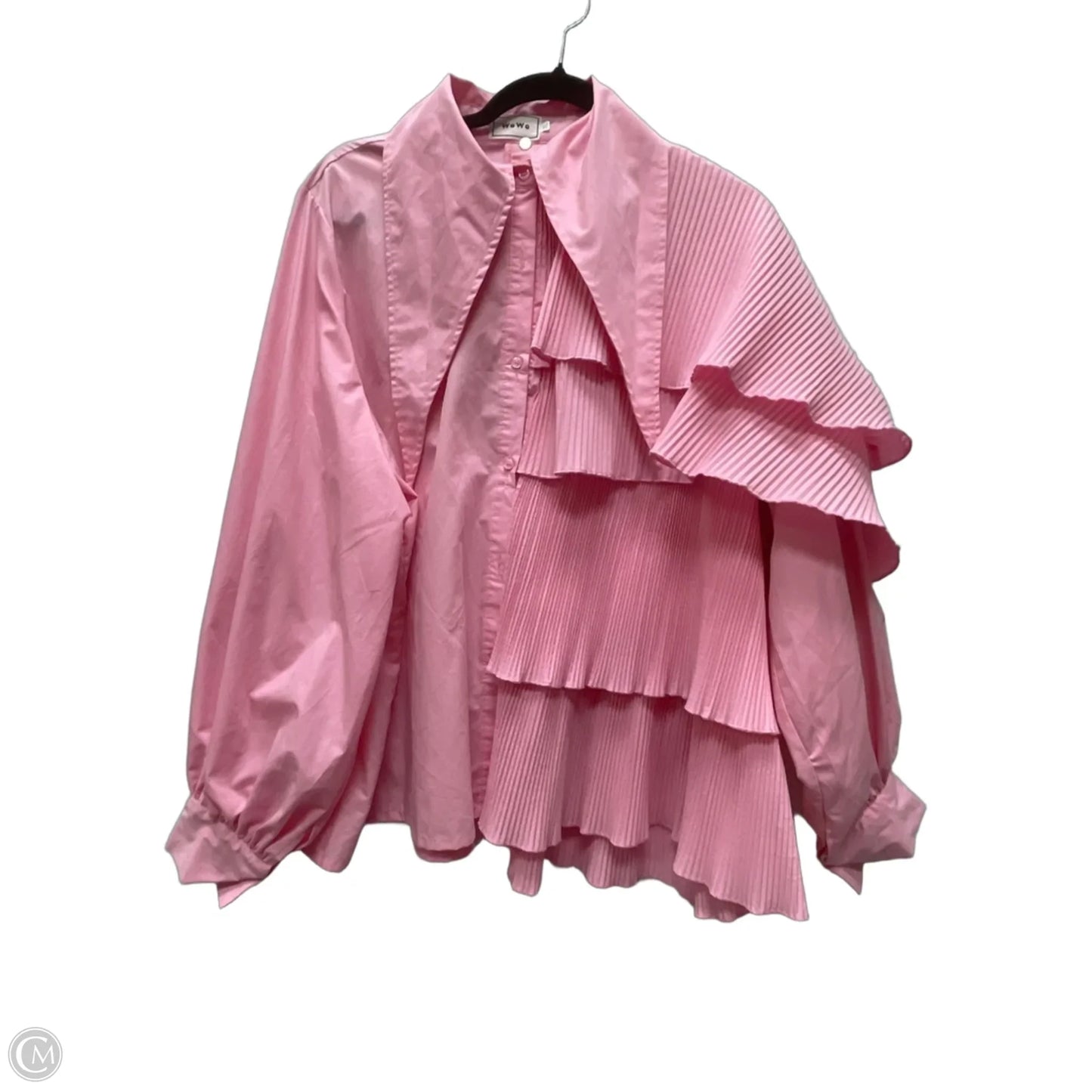 Top Long Sleeve By Cmc In Pink, Size: Xl