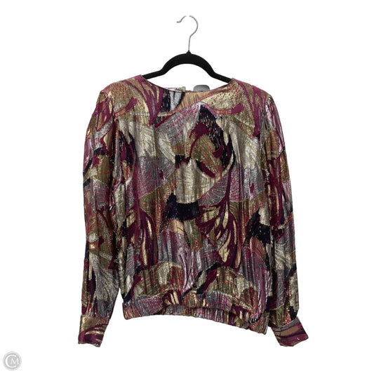 Top Long Sleeve By Clothes Mentor In Multi-colored, Size: M