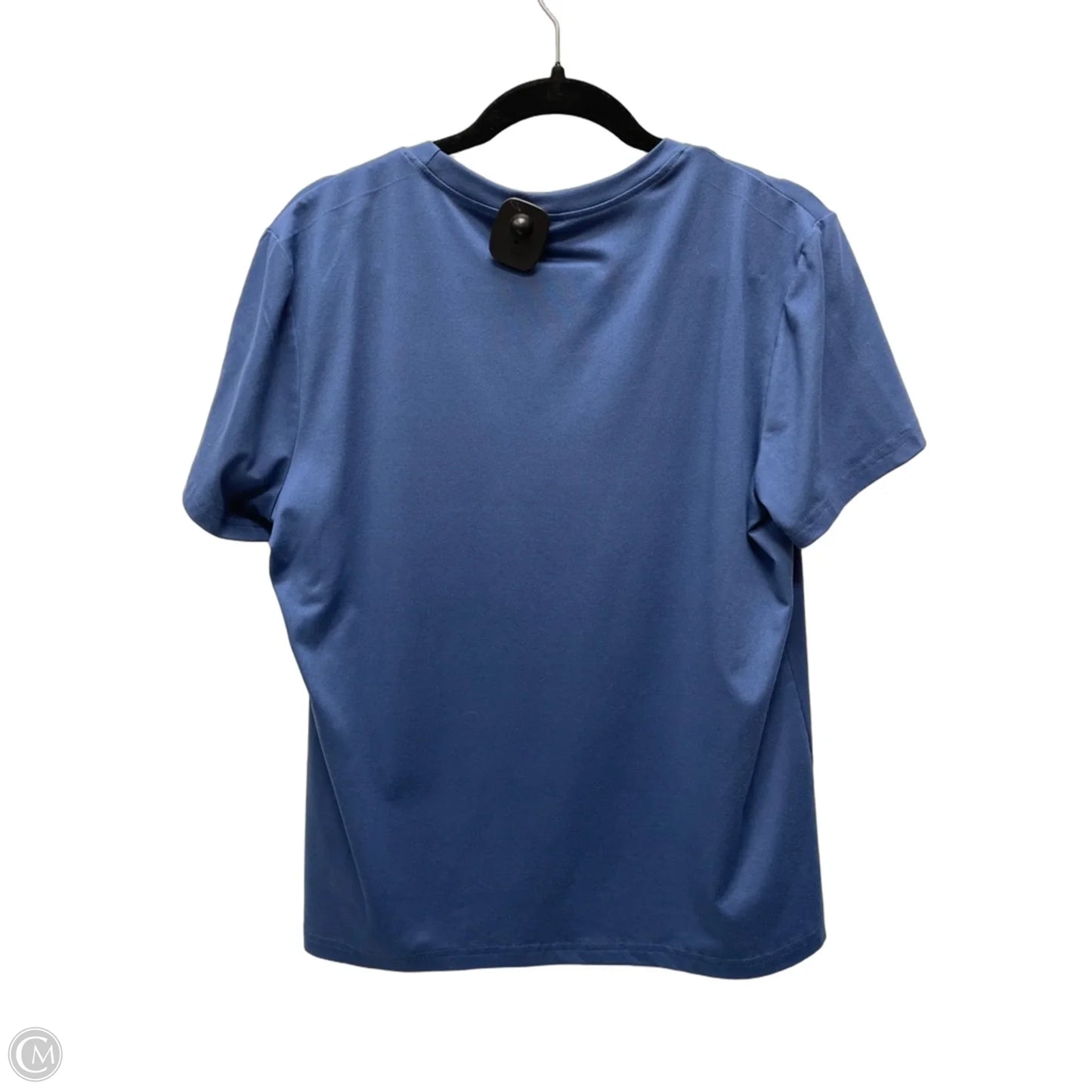 Top Short Sleeve By Shein In Blue, Size: L