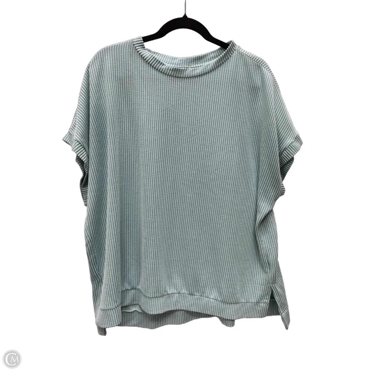 Top Short Sleeve By Dokotoo In Aqua, Size: L