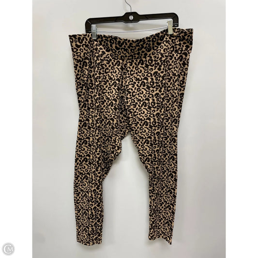 Pants Leggings By Lane Bryant In Animal Print, Size: 18