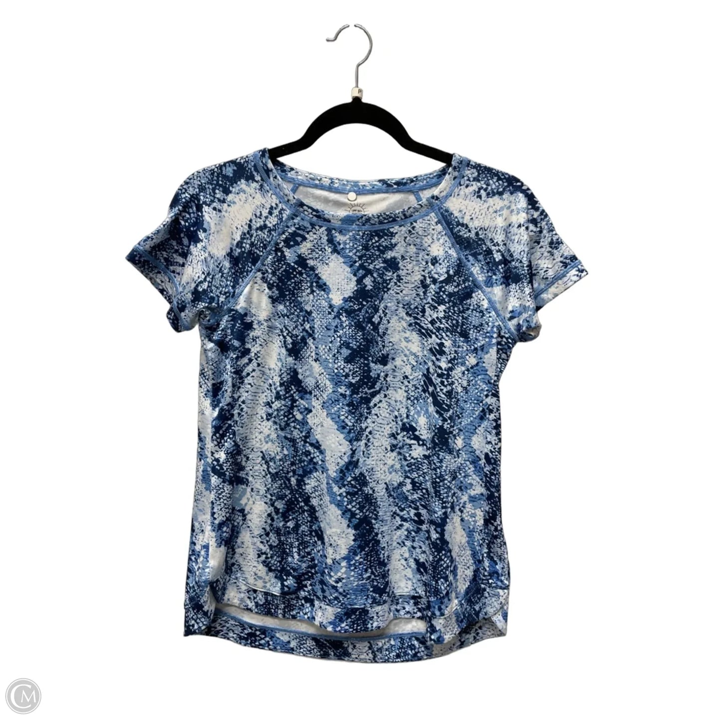 Top Short Sleeve By Talbots In Snakeskin Print, Size: Xs