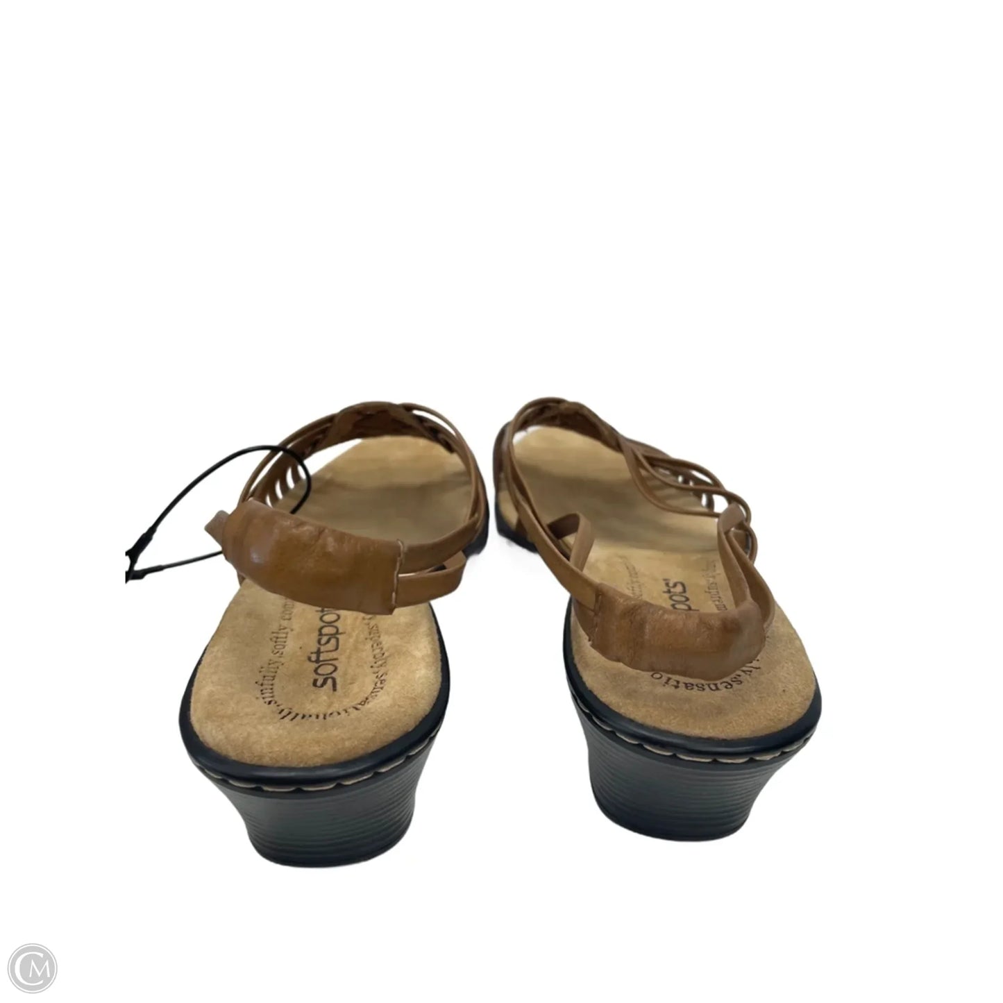 Shoes Heels Block By Softsport In Brown, Size: 6