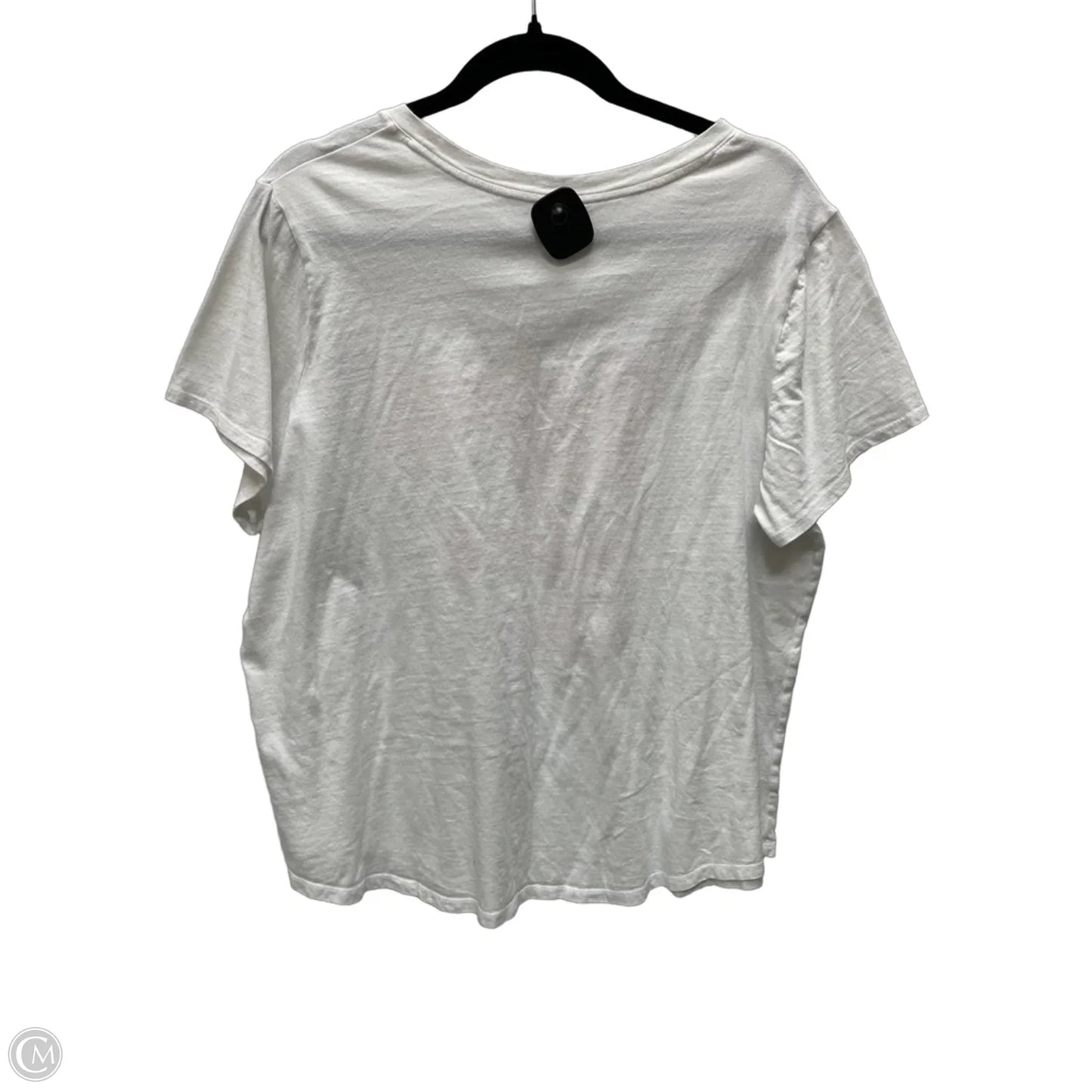 Top Short Sleeve By Old Navy In White, Size: Xl