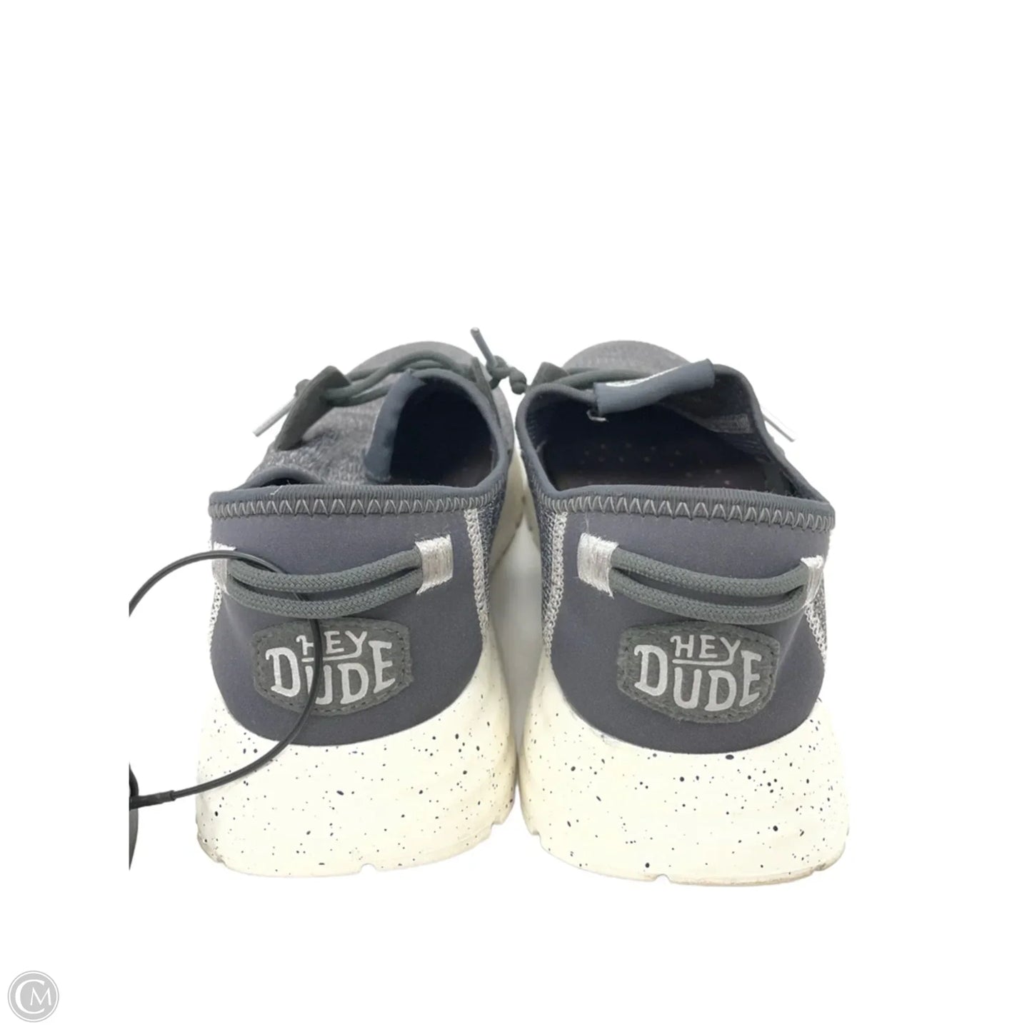 Shoes Flats By Hey Dude In Grey, Size: 8