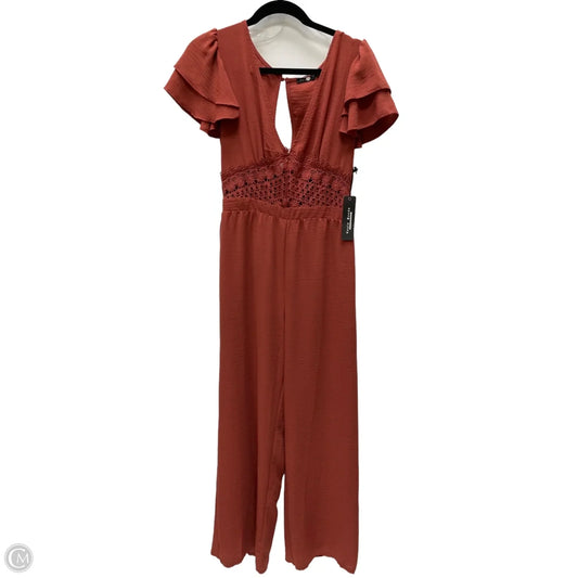Jumpsuit By Haute Monde In Red, Size: M