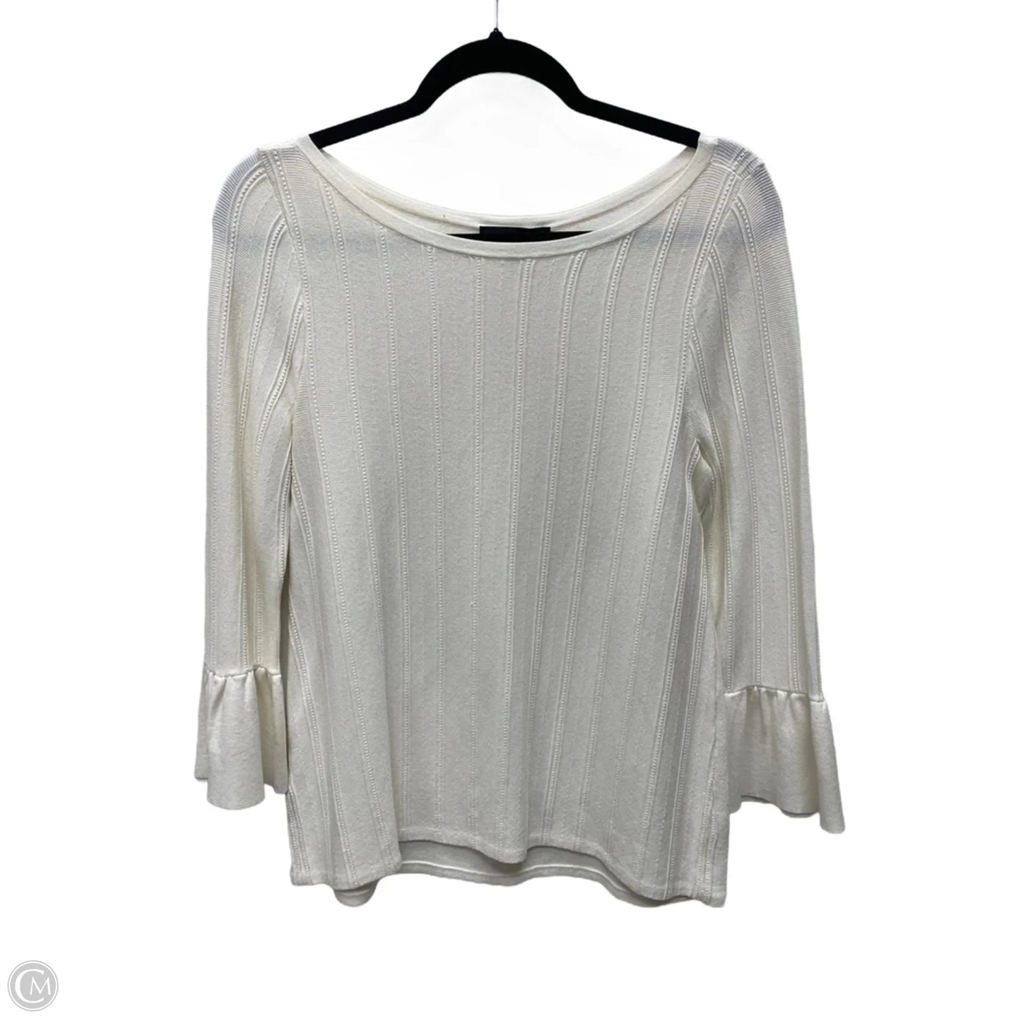 Sweater By Ann Taylor In Cream, Size: Xs