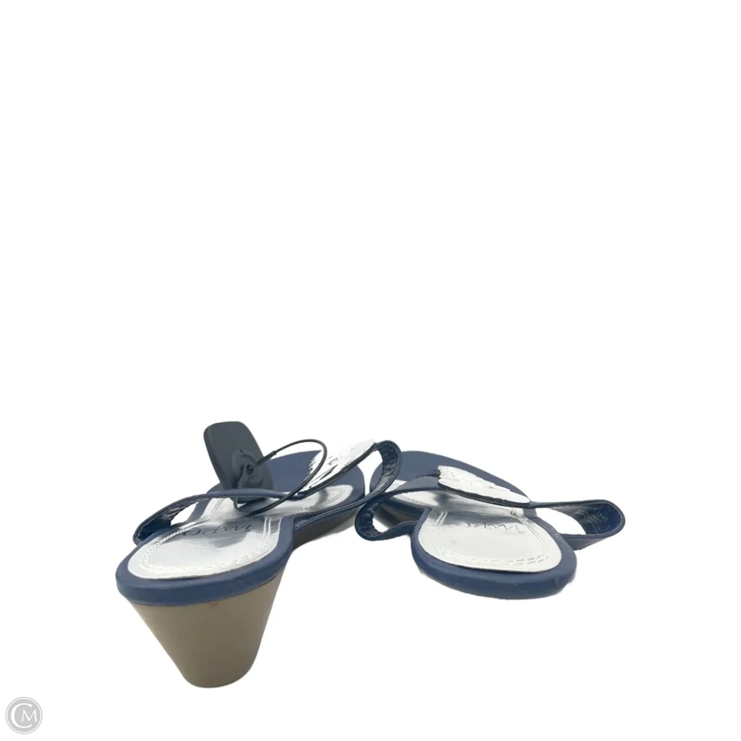 Sandals Heels Wedge By Impo In Navy, Size: 6