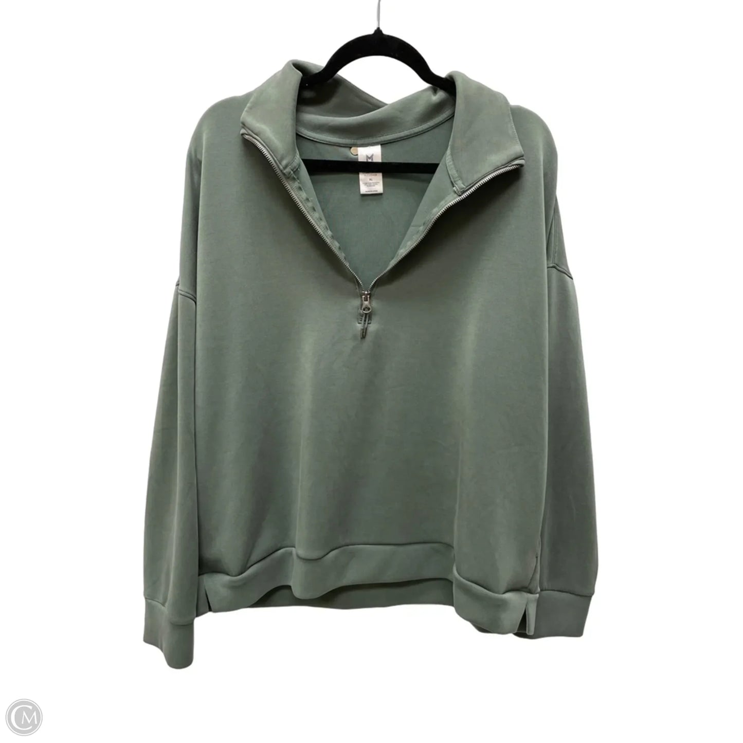 Top Long Sleeve By Members Mark In Green, Size: Xl