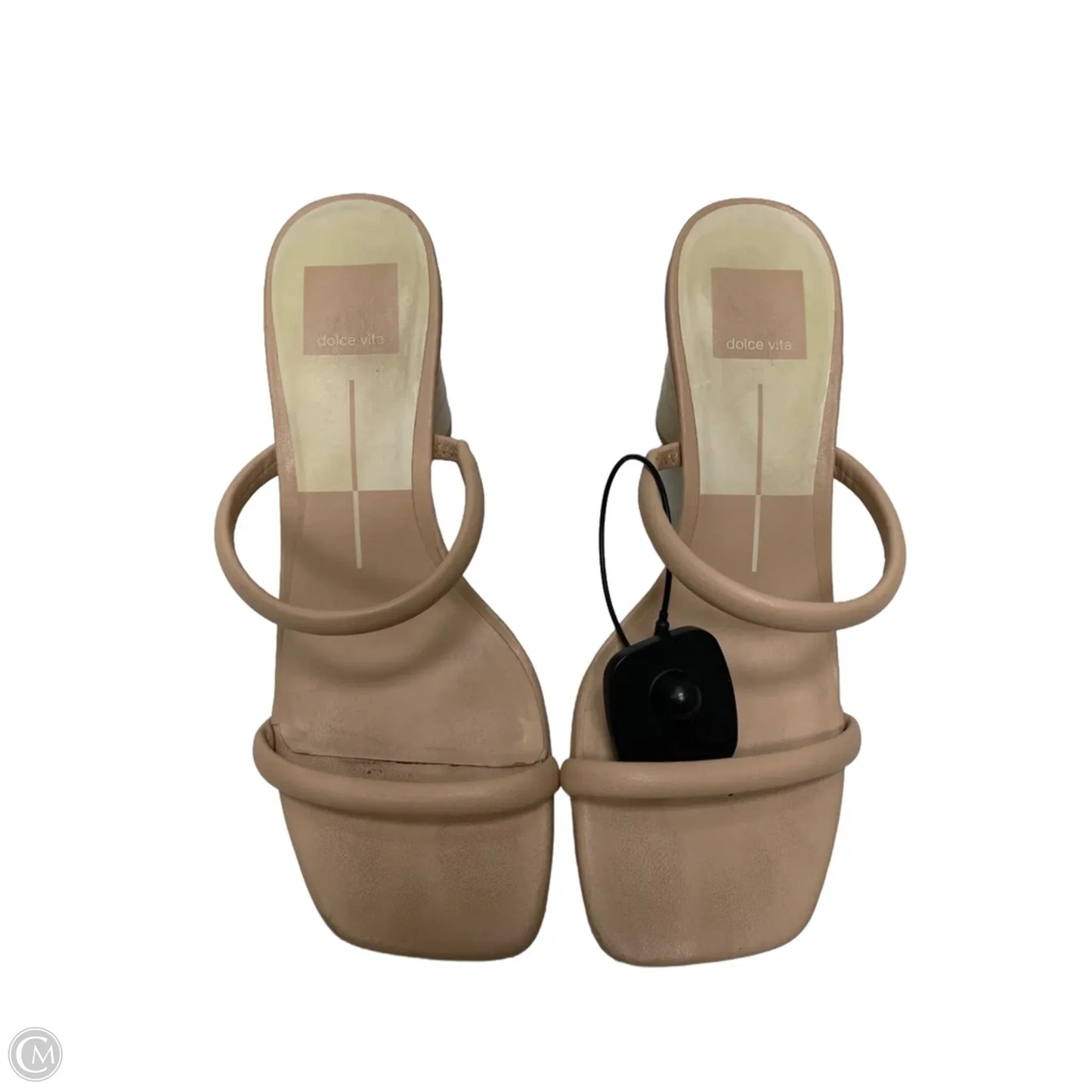 Sandals Heels Block By Dolce Vita In Tan, Size: 7