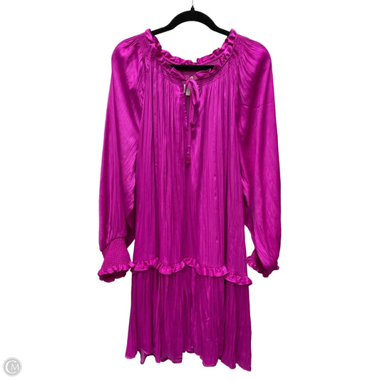 Dress Casual Short By Anthropologie In Pink, Size: 2x