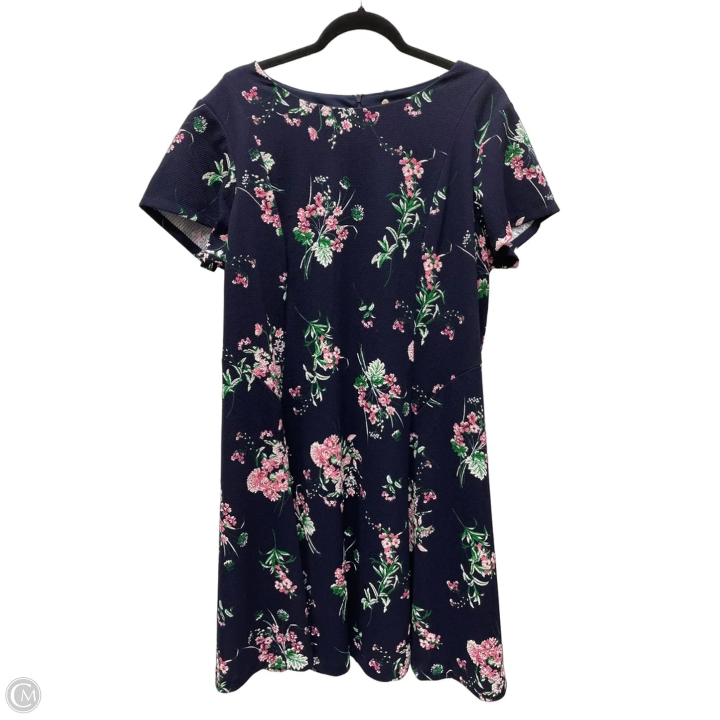 Dress Casual Short By Jessica Howard In Floral Print, Size: 1x
