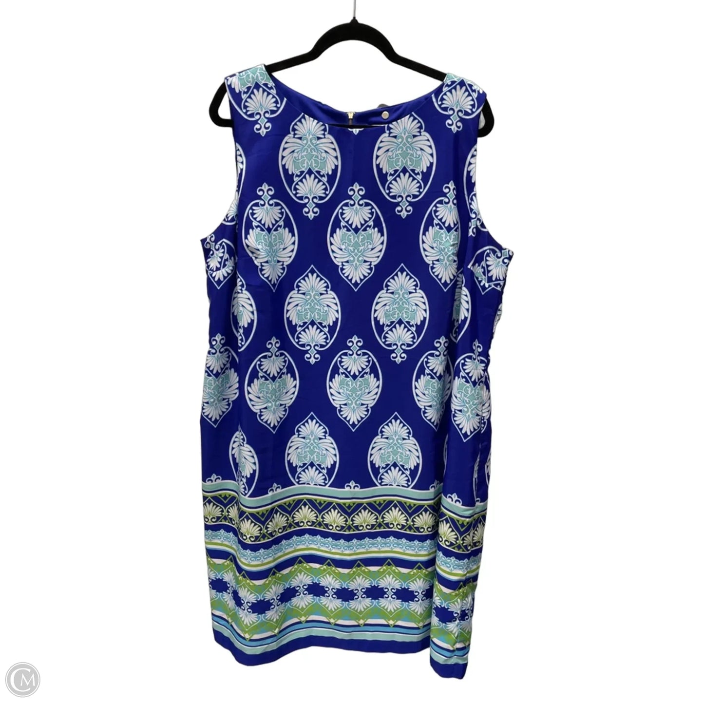 Dress Casual Short By Madison Leigh In Floral Print, Size: 2x