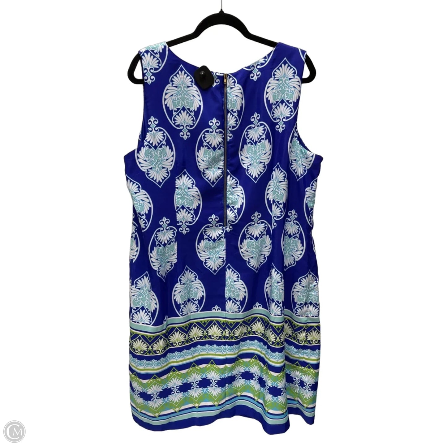 Dress Casual Short By Madison Leigh In Floral Print, Size: 2x