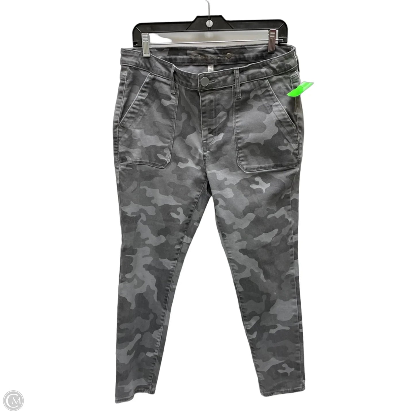 Jeans Skinny By Seven 7 In Camouflage Print, Size: 12