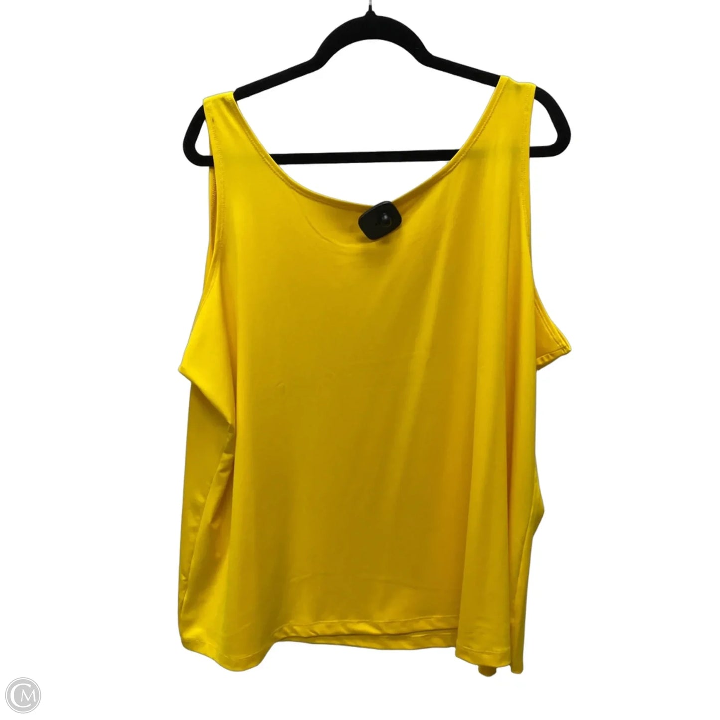Tank Top By Susan Graver In Yellow, Size: 3x