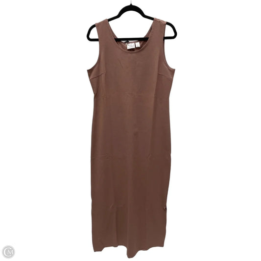 Dress Casual Maxi By Women With Control In Brown, Size: L