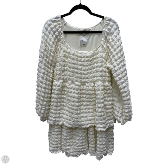 Dress Party Short By Simply Southern In Cream, Size: S