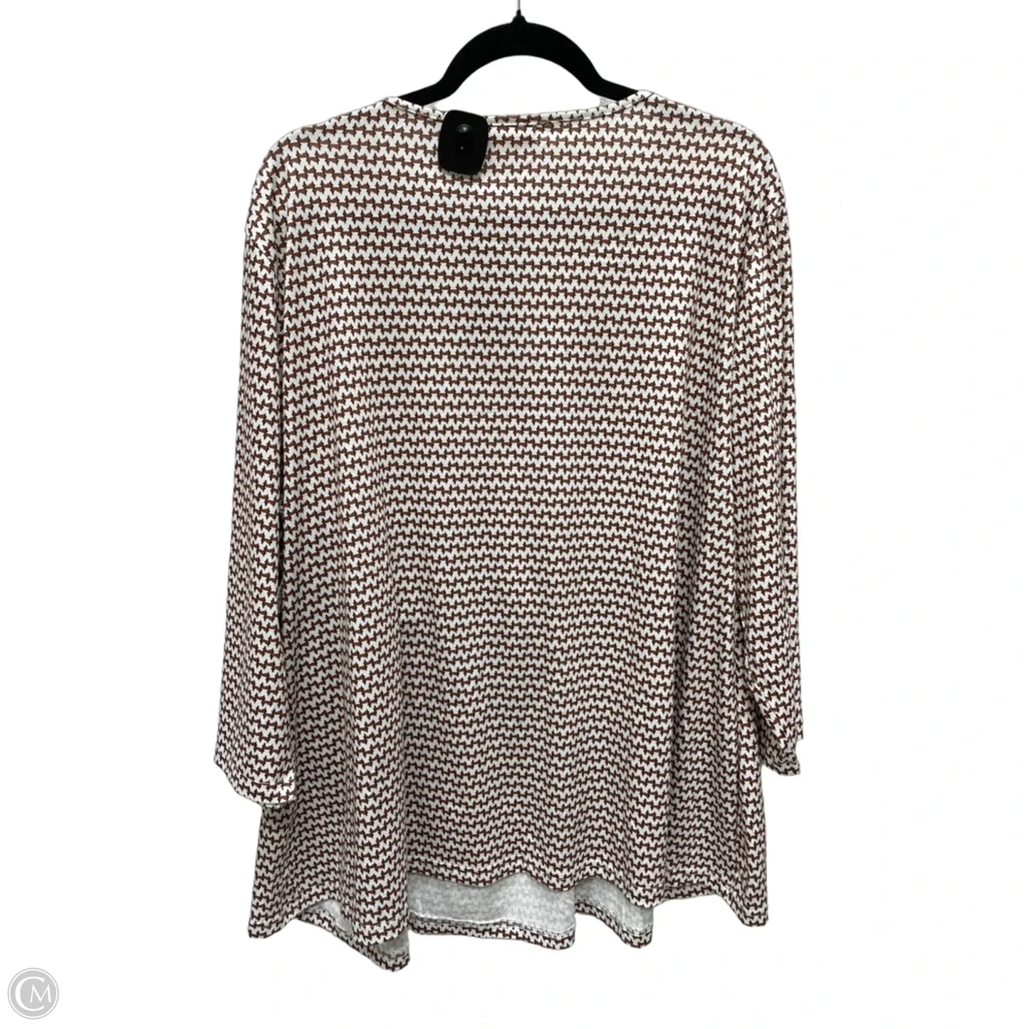 Top Short Sleeve By Cme In Geometric Pattern, Size: 3x