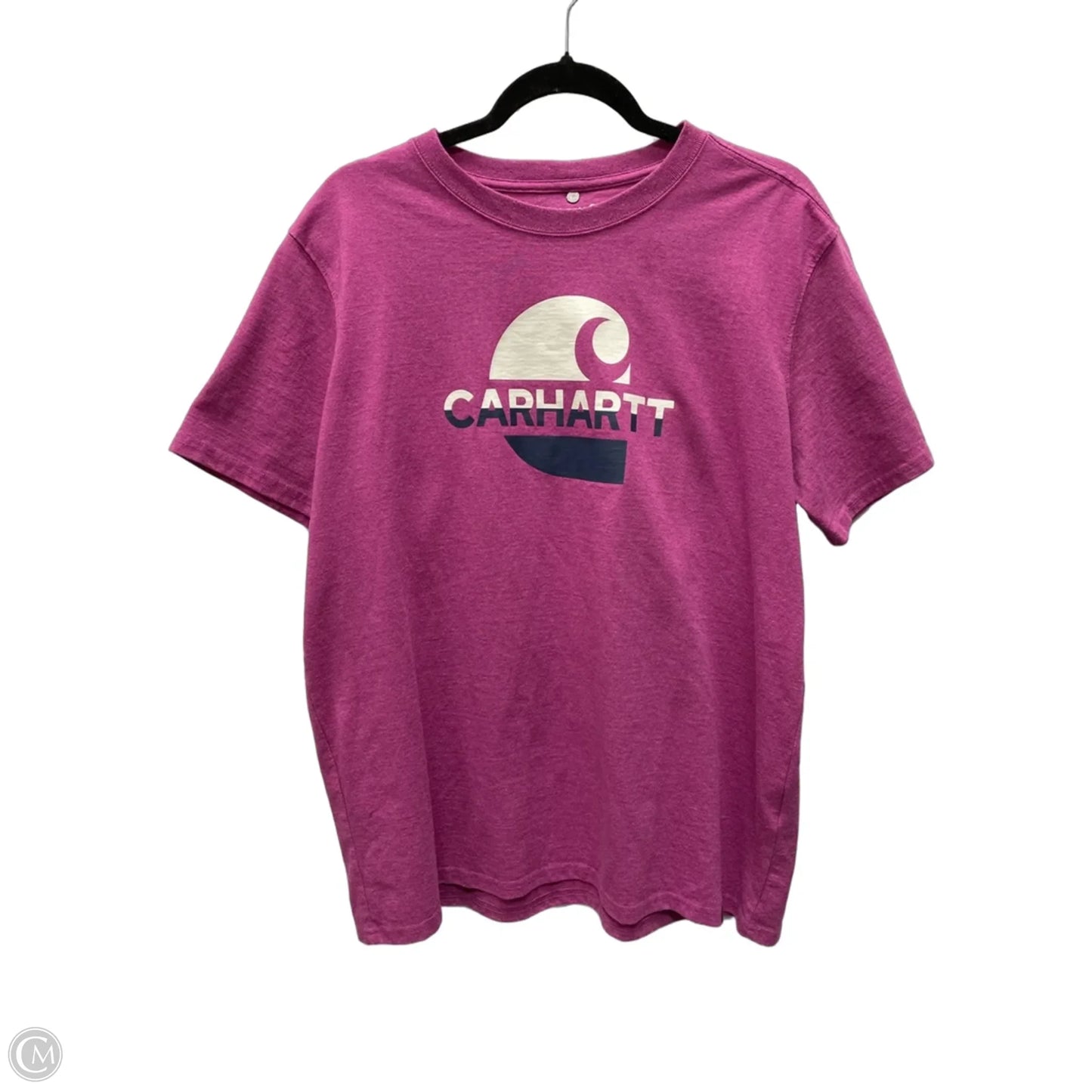 Top Short Sleeve By Carhartt In Purple, Size: Xl
