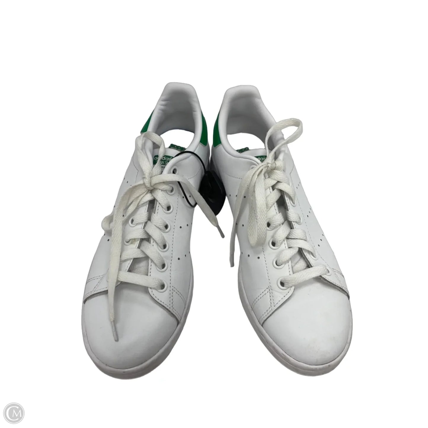 Shoes Sneakers By Adidas In Green & White, Size: 7