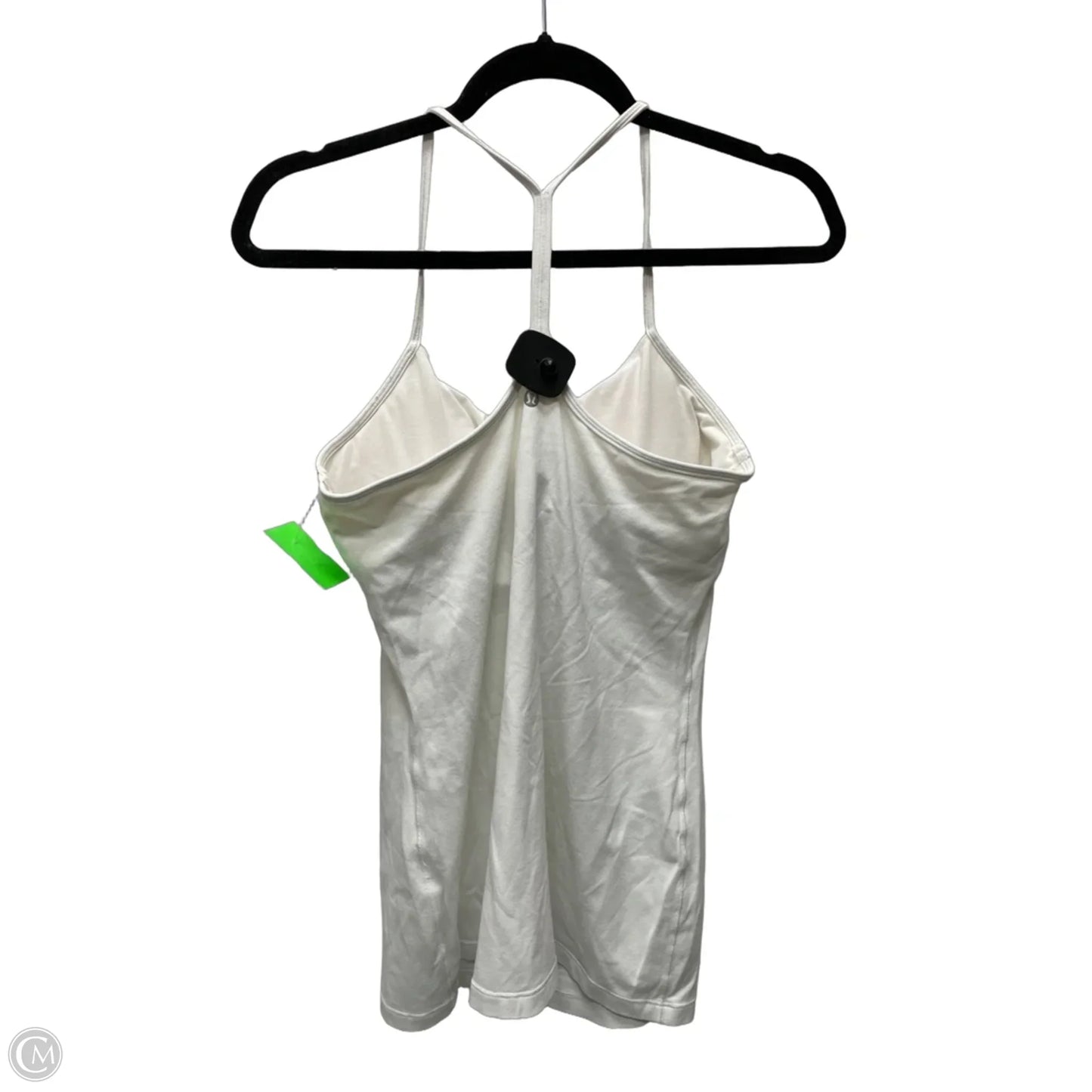 Athletic Tank Top By Lululemon In White, Size: L