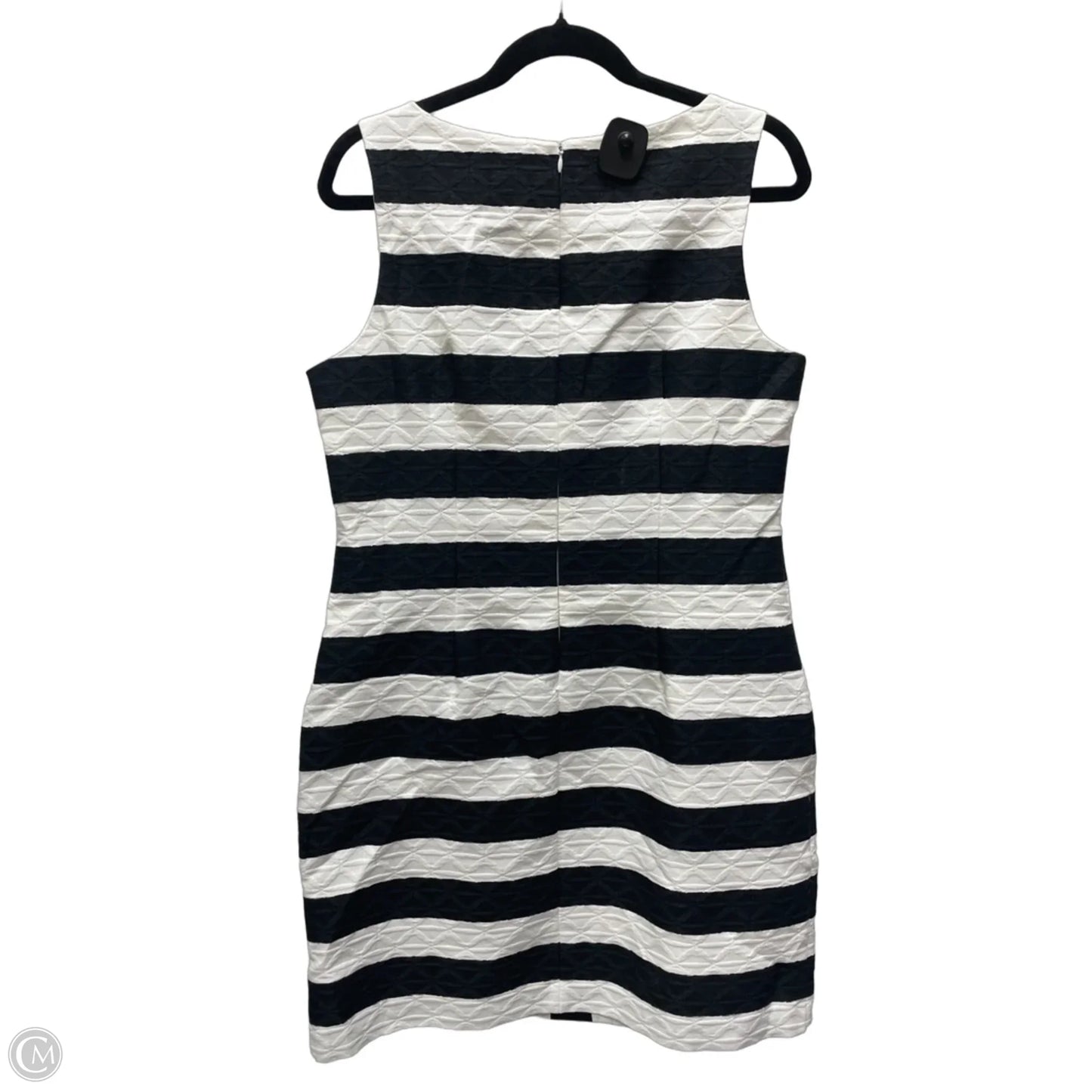 Dress Work By J. TAYLOR  In Black & White, Size: L